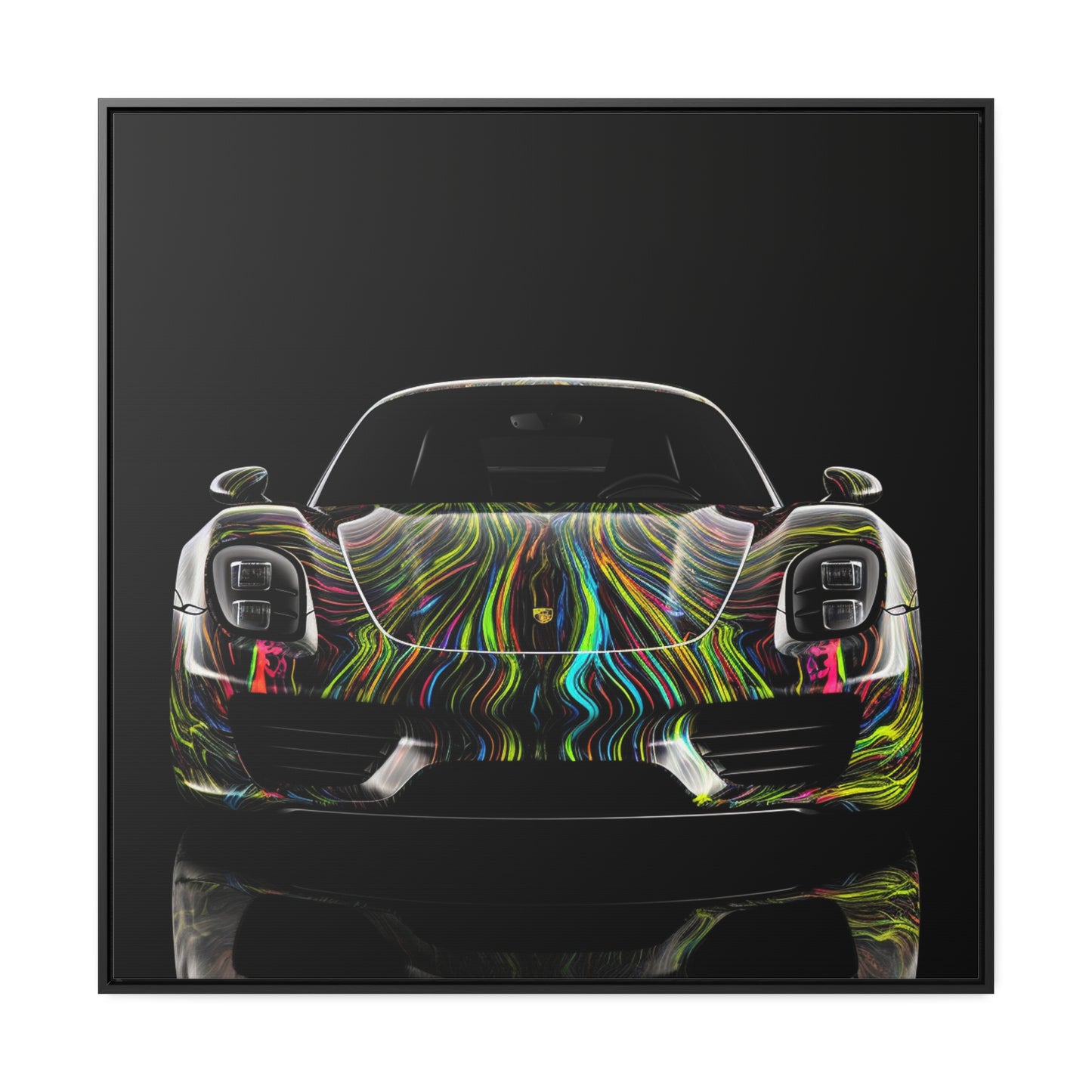 Gallery Canvas Wraps, Square Frame Porsche Line 3