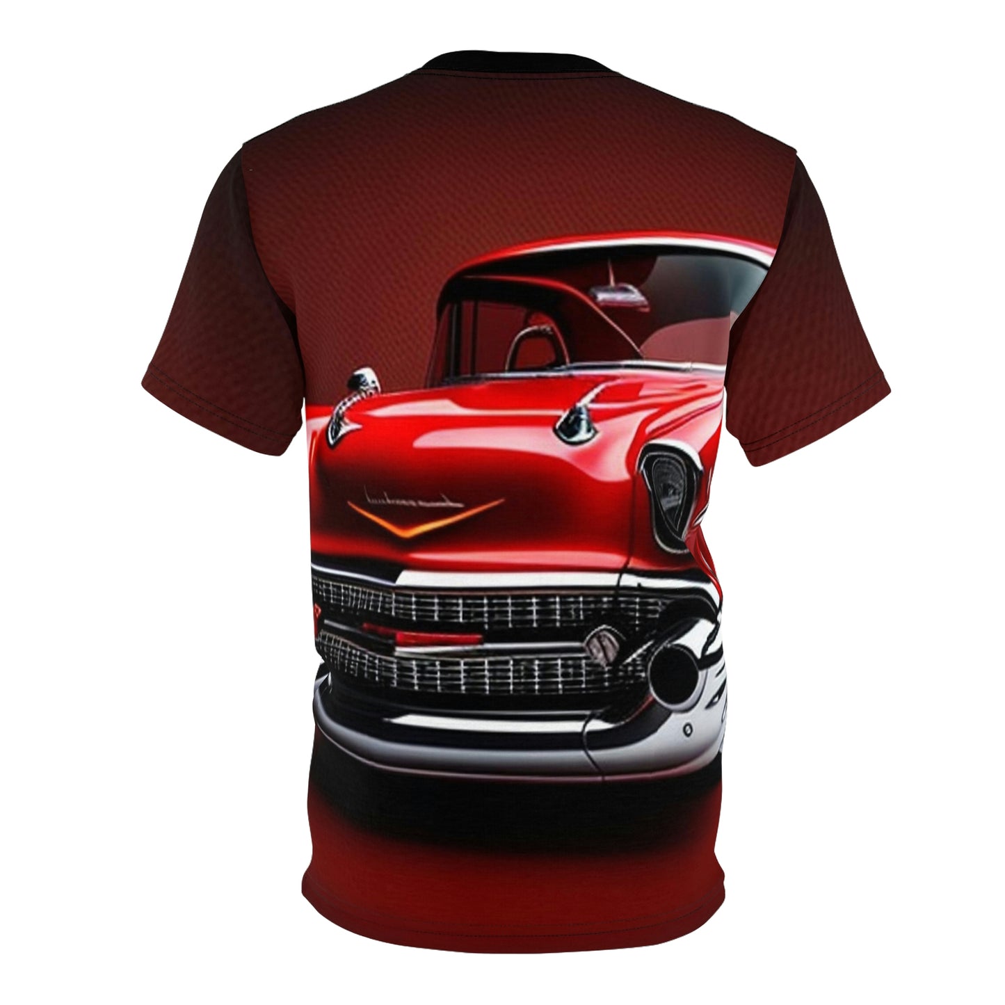 Unisex Cut & Sew Tee (AOP) Red Chevy 2