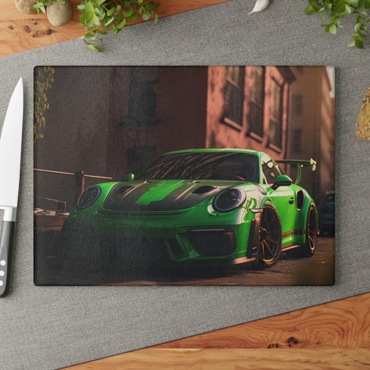 Glass Cutting Board porsche 911 gt3 4