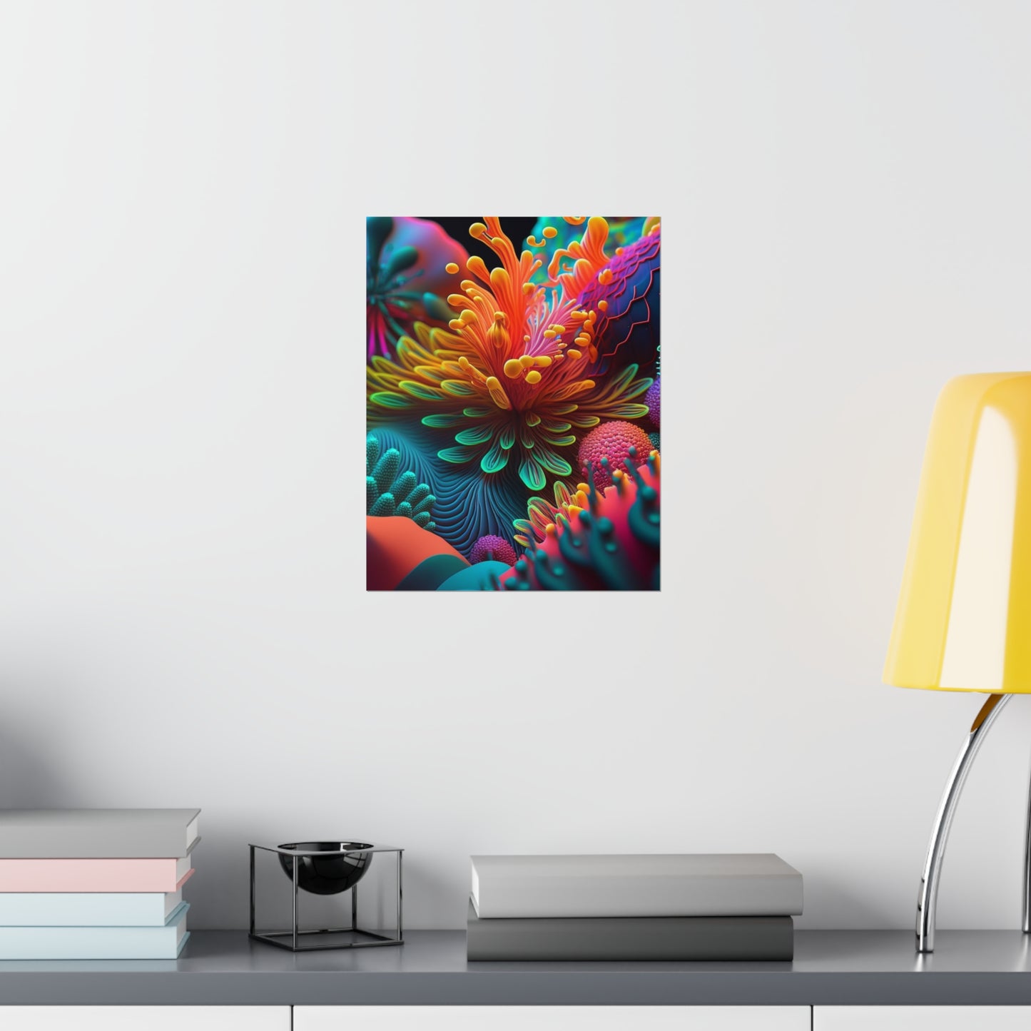 Premium Matte Vertical Posters Ocean Life Macro 3