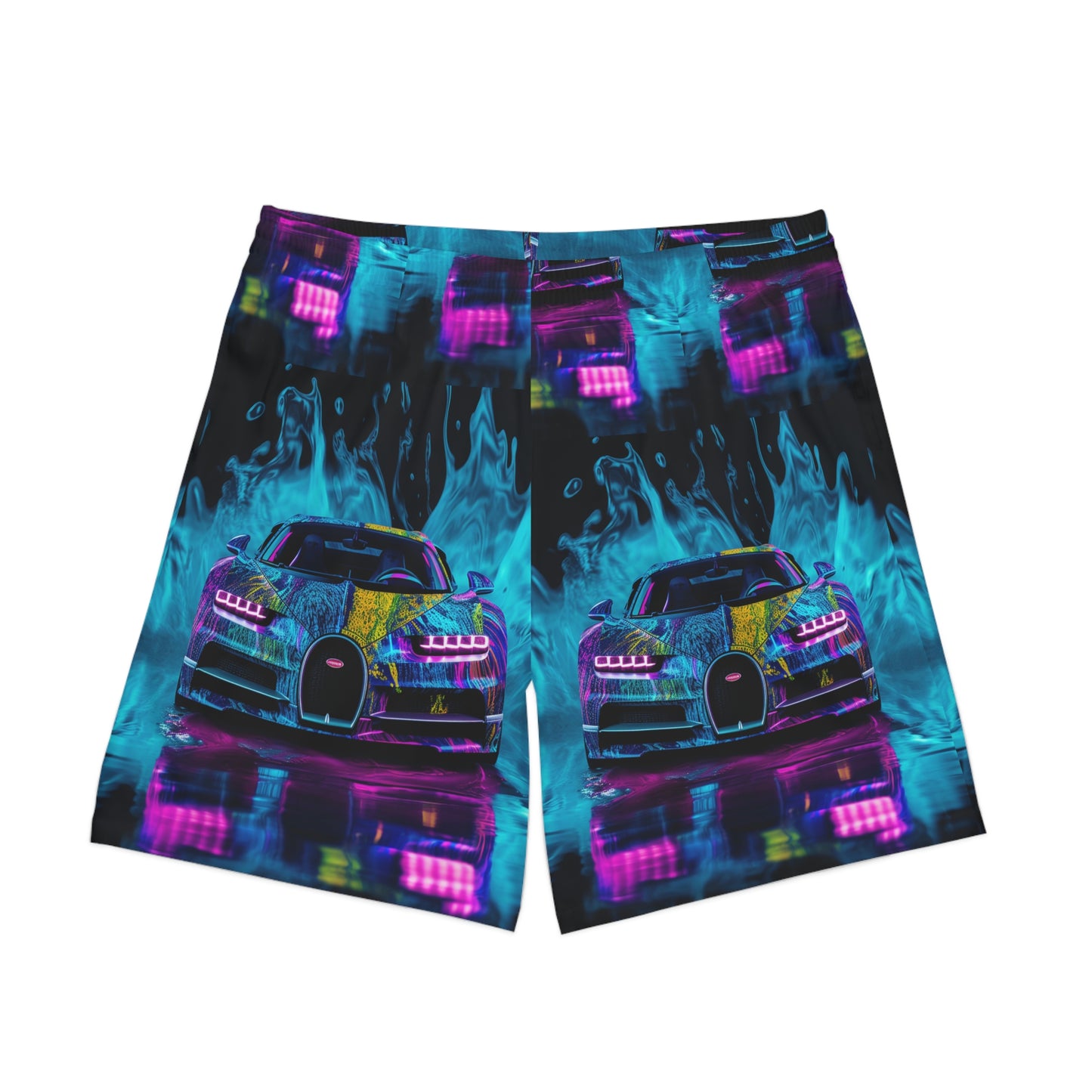 Men's Elastic Beach Shorts (AOP) Bugatti water 2