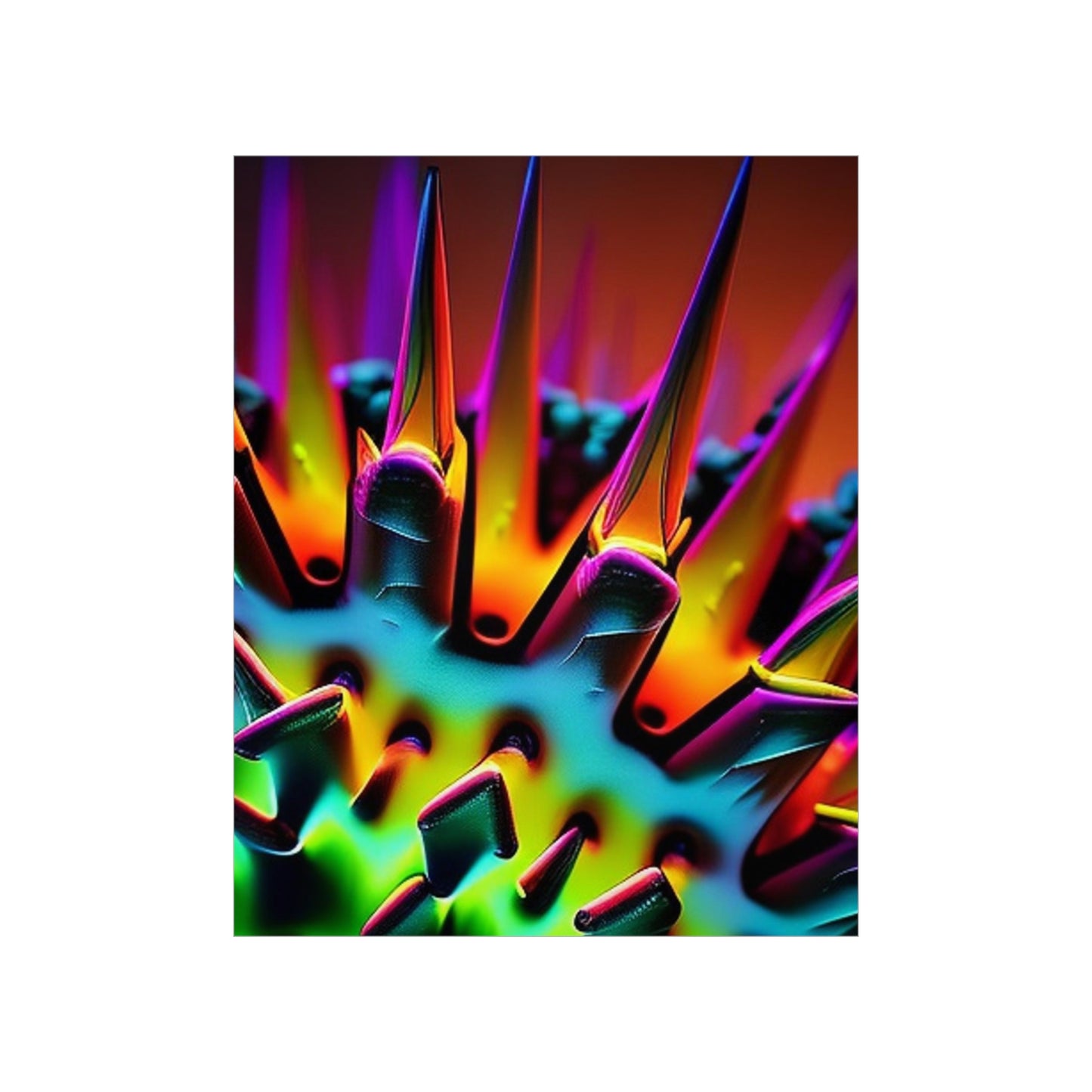 posters  Macro Neon Spike 4