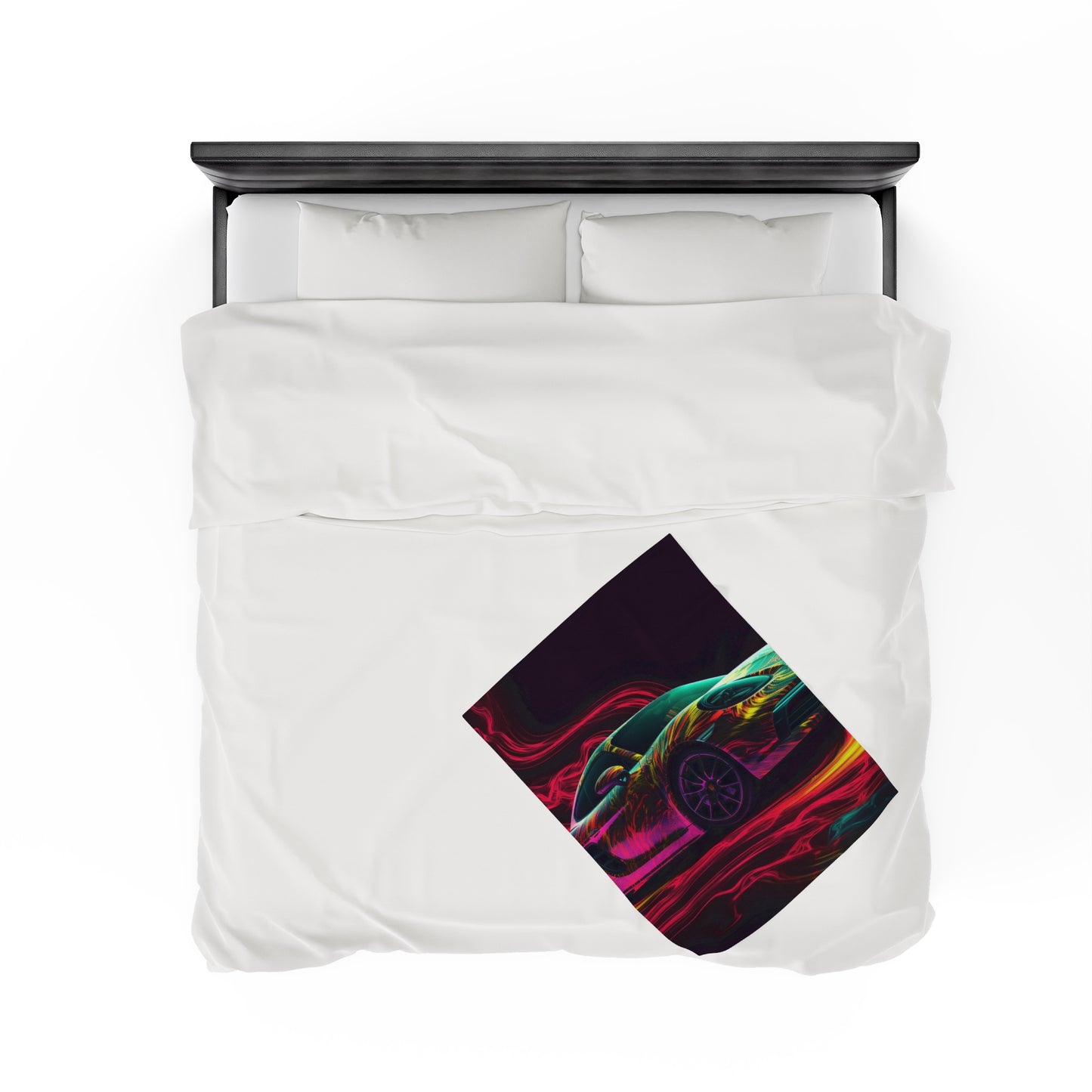 Velveteen Plush Blanket Porsche Flair 1