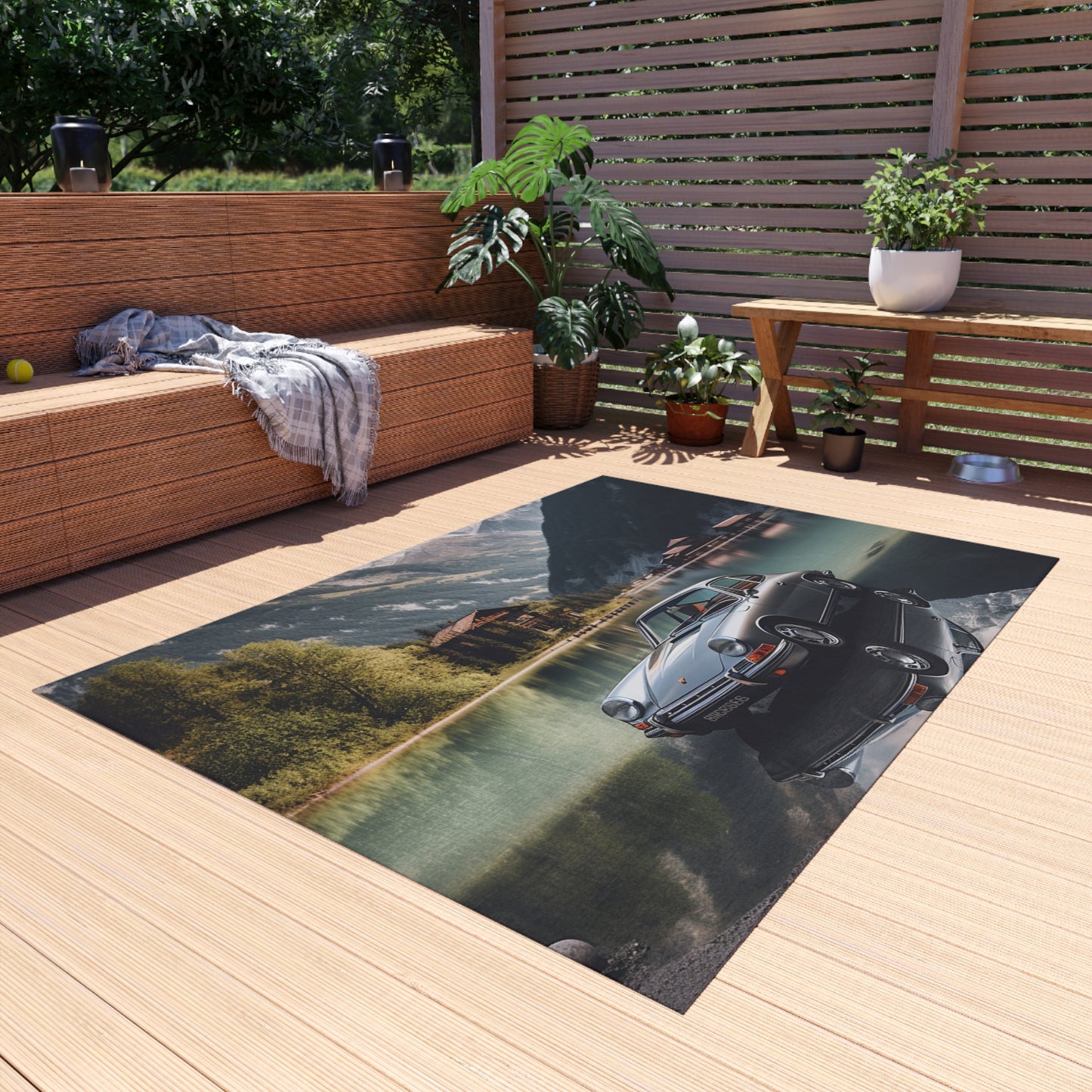 Outdoor Rug  Porsche Lake 2