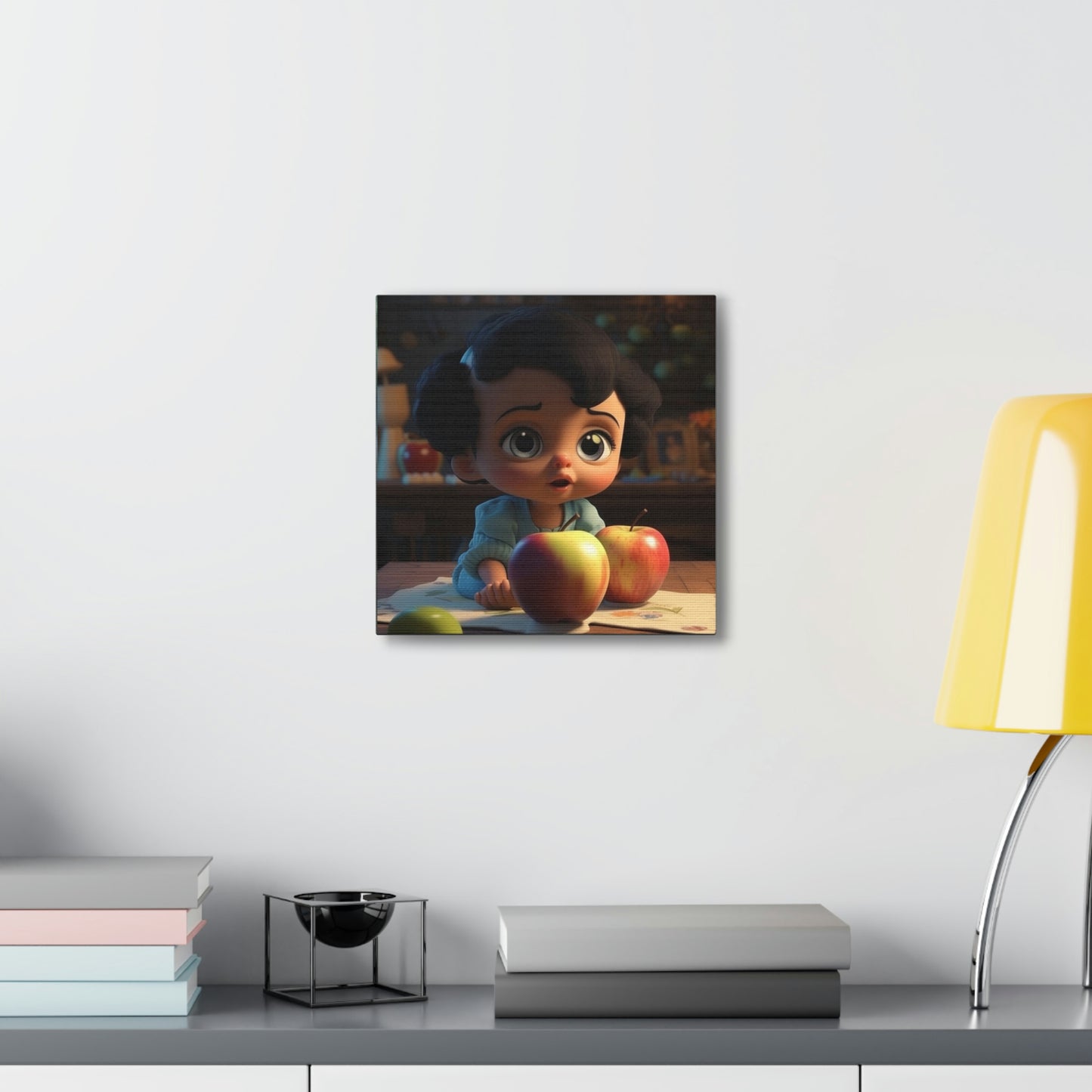 Canvas Gallery Wraps Girl Apple 2