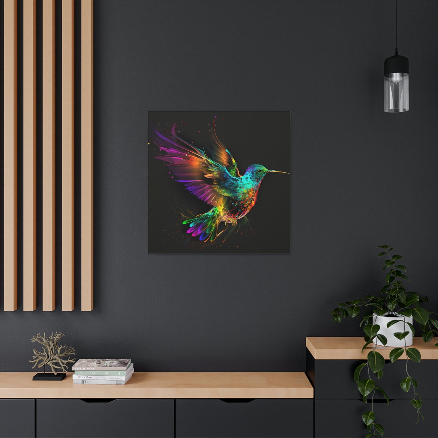 Hummingbird florescent glow