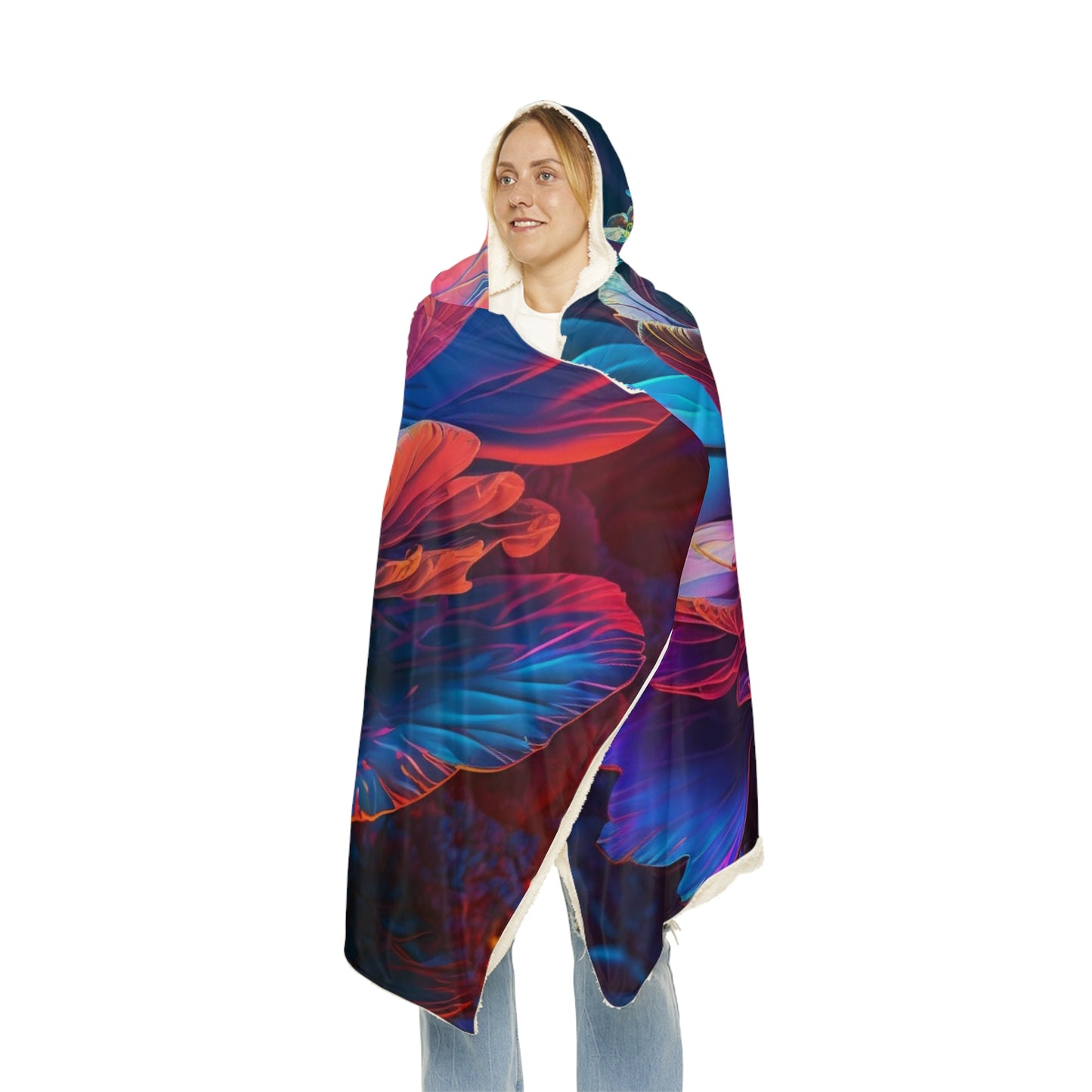 Snuggle Blanket Neon Florescent Glow 1