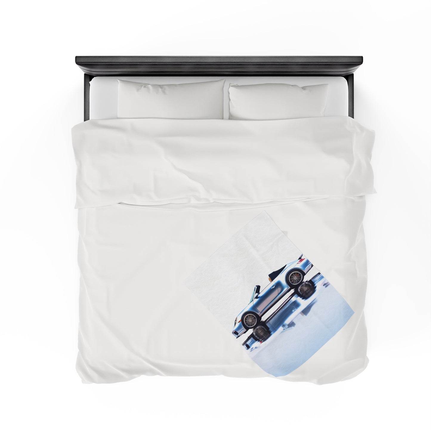 Velveteen Plush Blanket 911 Speedster on water 1