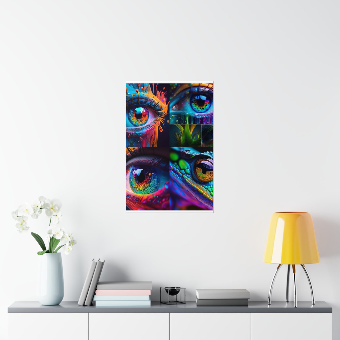 Premium Matte Vertical Posters Macro Eye Photo 5