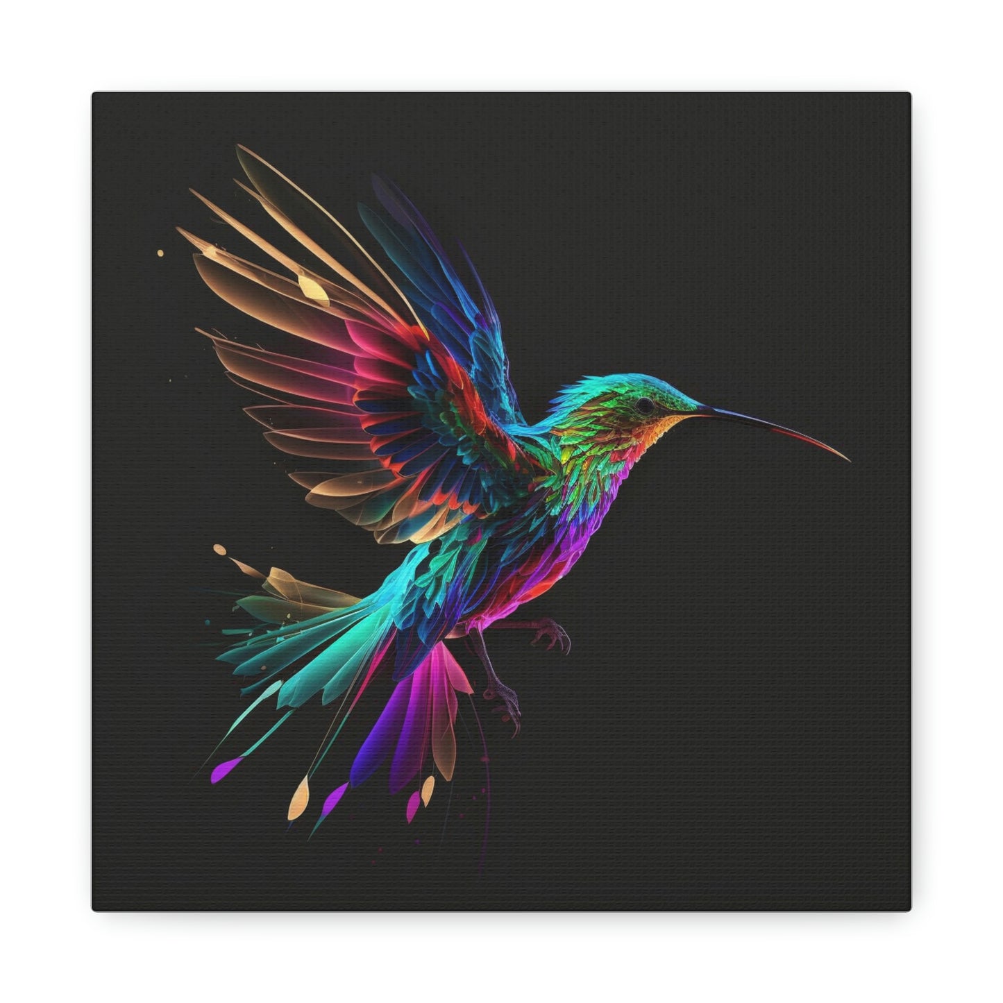 Hummingbird florescent glow