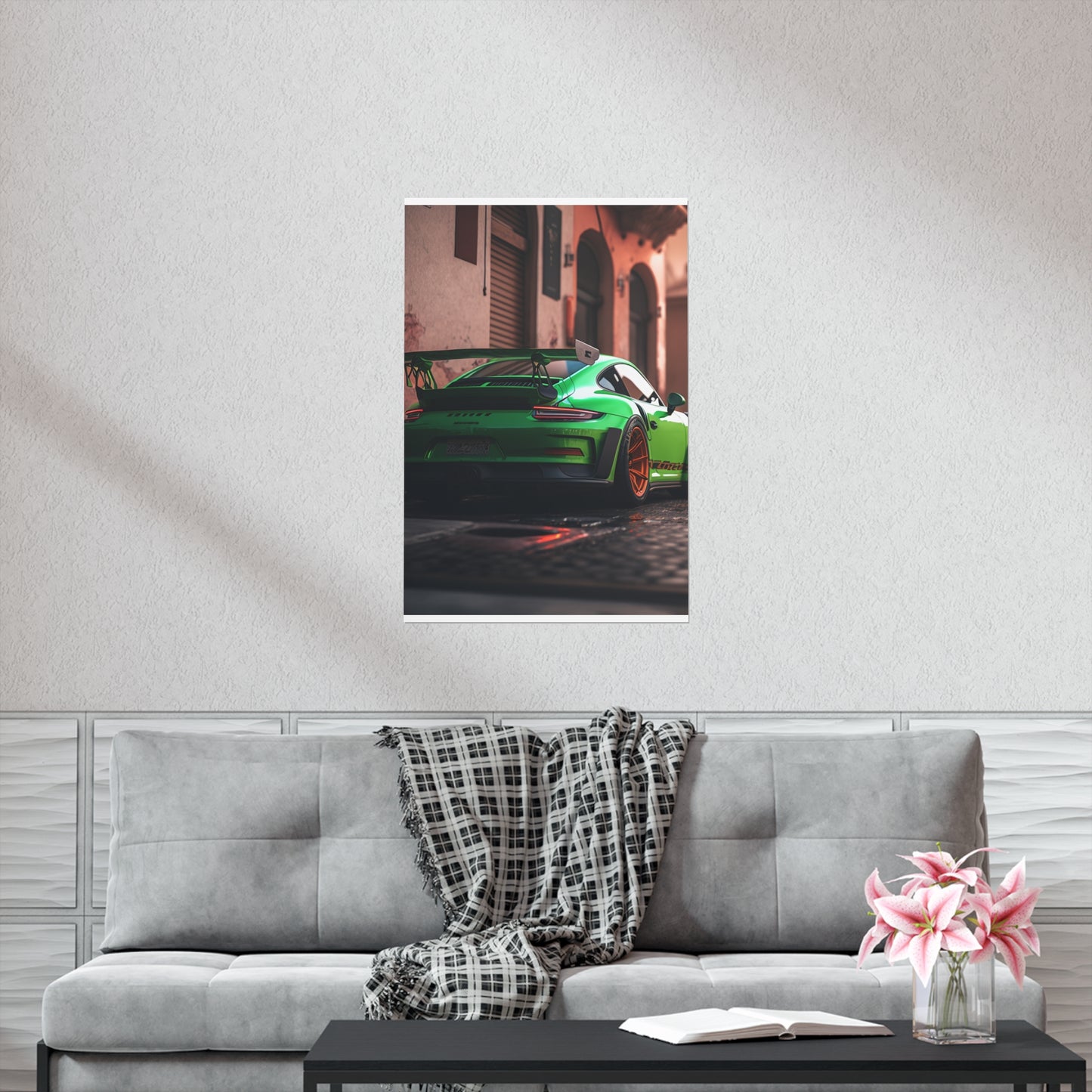 Premium Matte Vertical Posters porsche 911 gt3 1