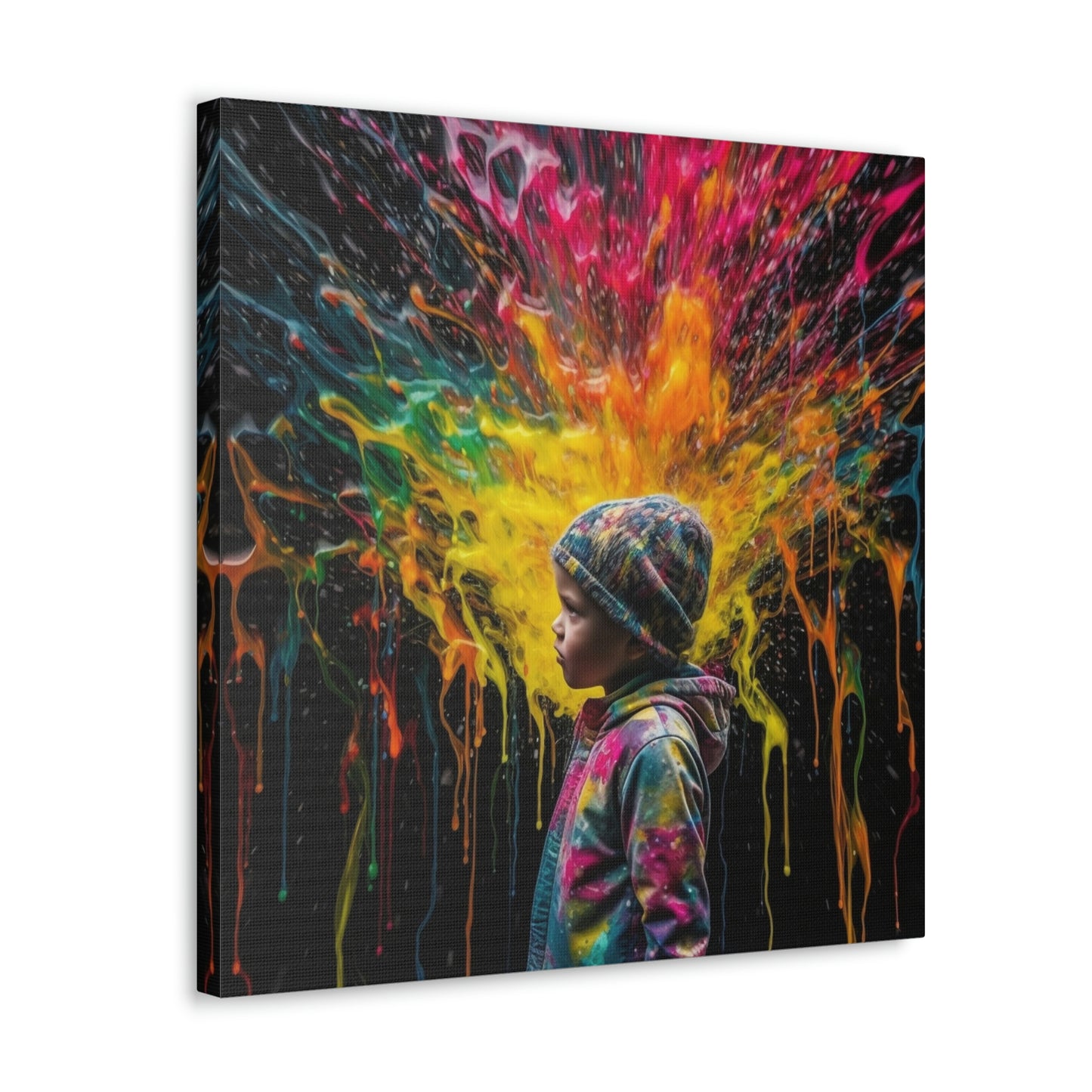 Canvas Gallery Wraps Kid Color Rain 3