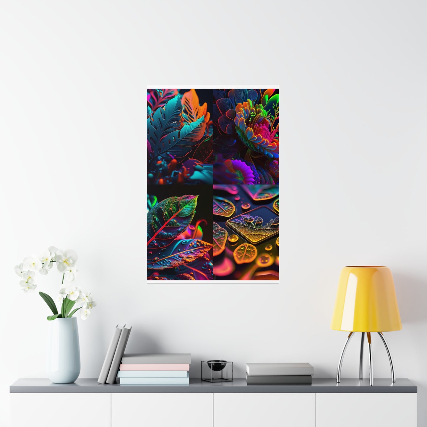 Premium Matte Vertical Posters Macro Florescent 5