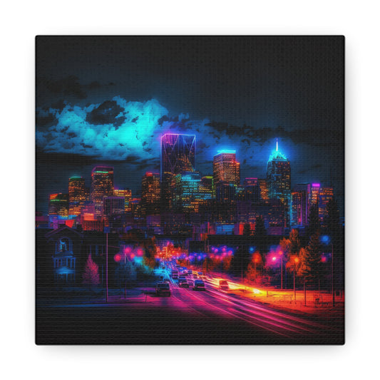 Canvas Gallery Wraps Neon Denver 4