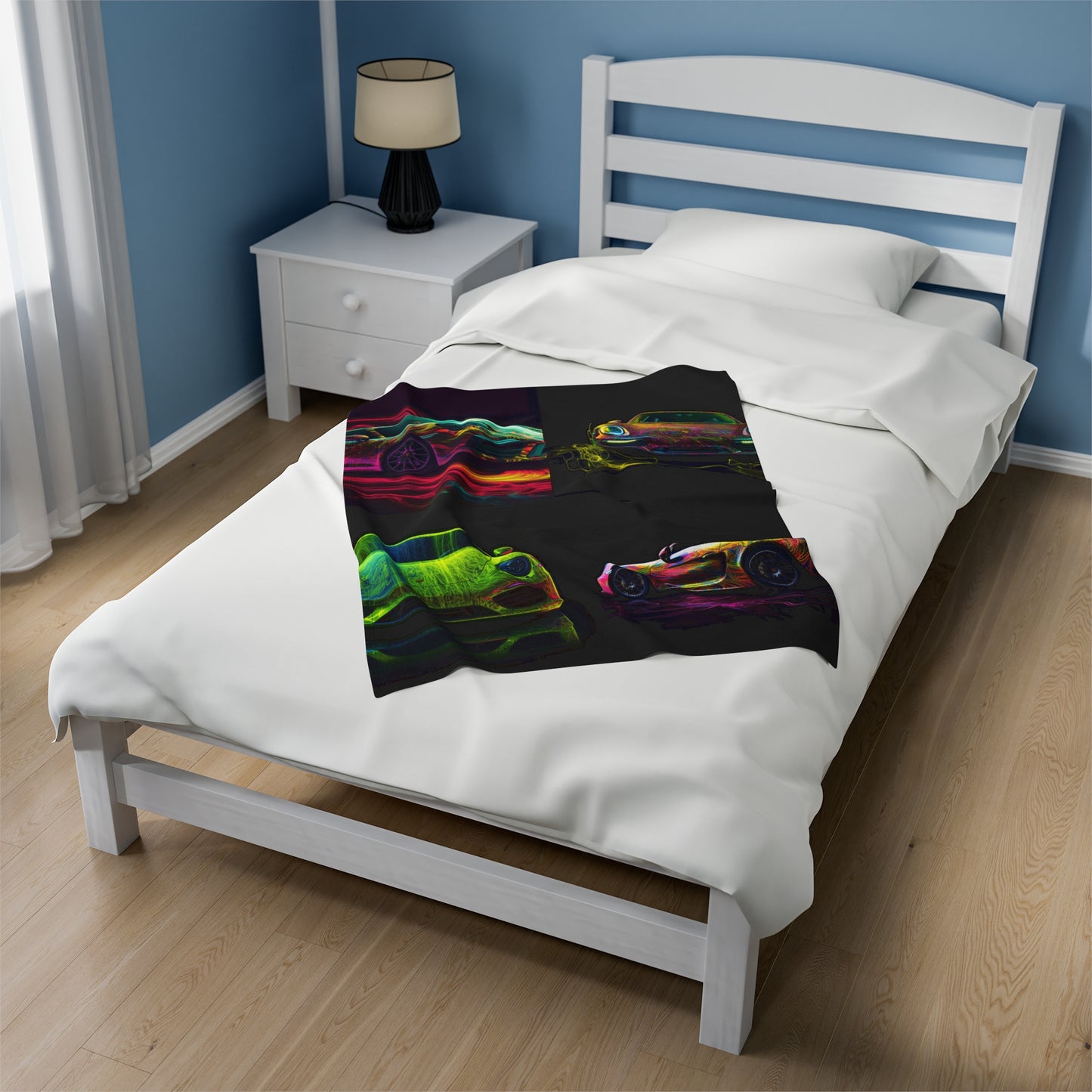 Velveteen Plush Blanket Porsche Flair 5