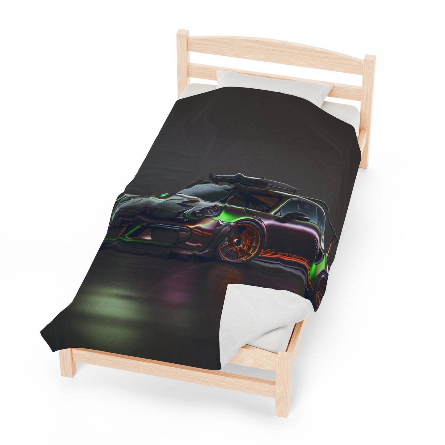 Velveteen Plush Blanket Porsche Color 2