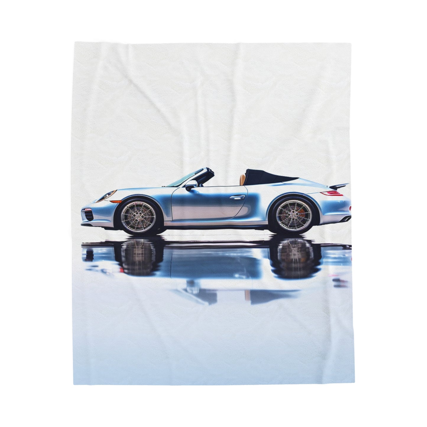 Velveteen Plush Blanket 911 Speedster on water 1