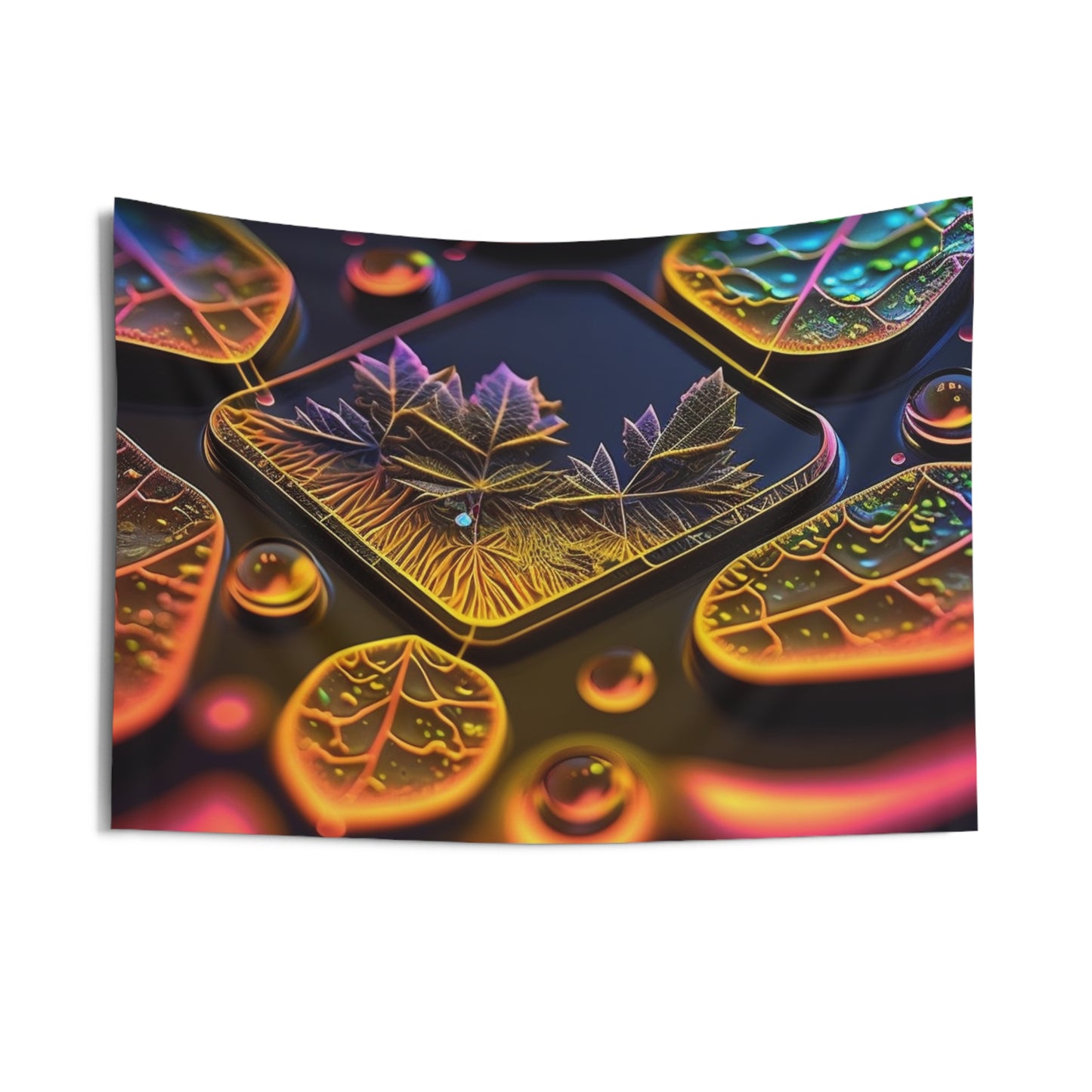 Indoor Wall Tapestries Macro Florescent 4