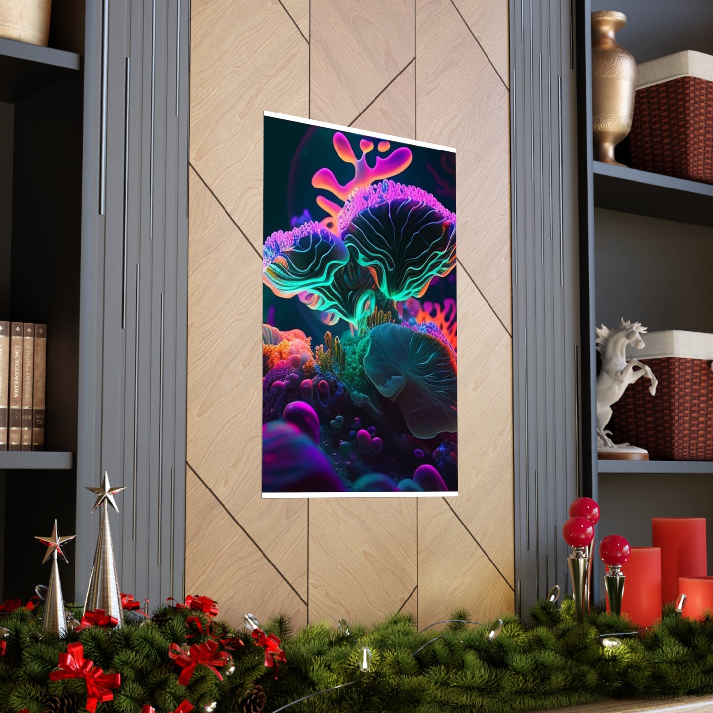 Premium Matte Vertical Posters Macro Coral Reef 4