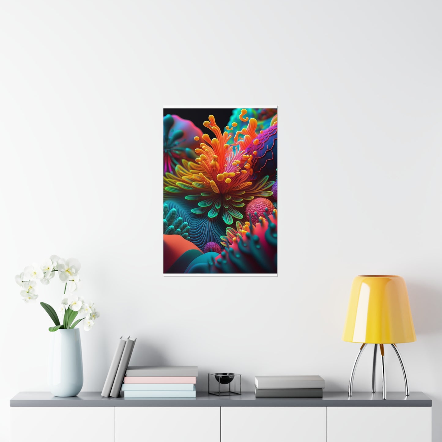 Premium Matte Vertical Posters Ocean Life Macro 3