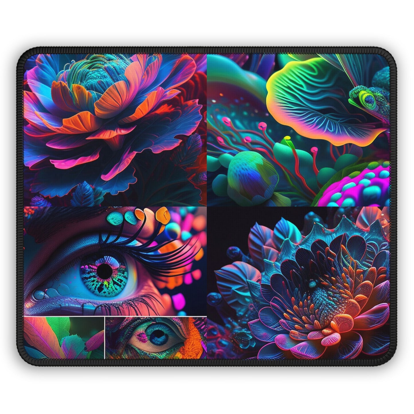 Gaming Mouse Pad  Neon Florescent Glow