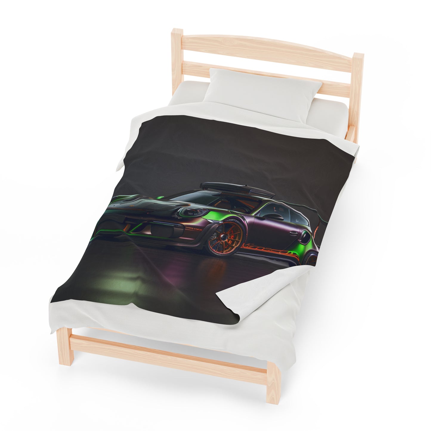 Velveteen Plush Blanket Porsche Color 2