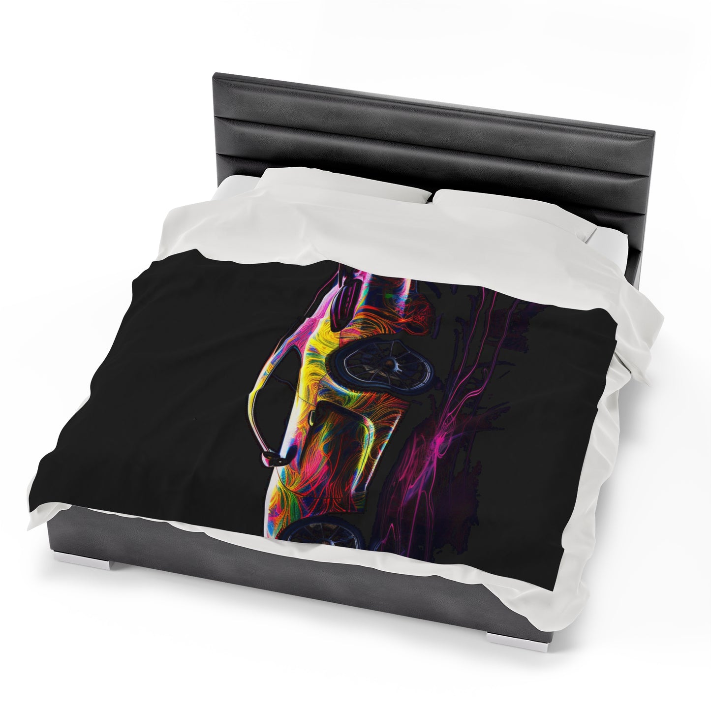 Velveteen Plush Blanket Porsche Flair 4