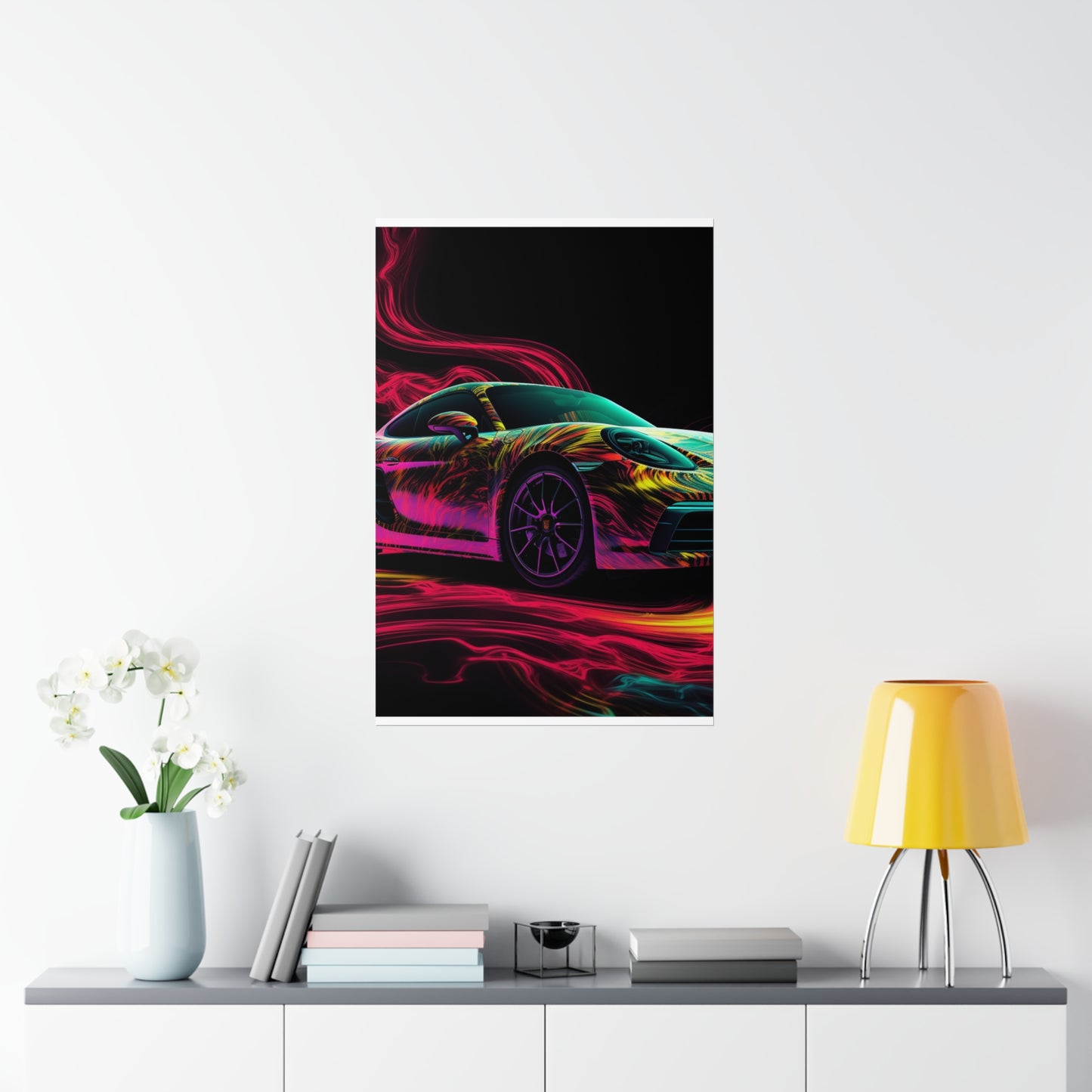 Premium Matte Vertical Posters Porsche Flair 1