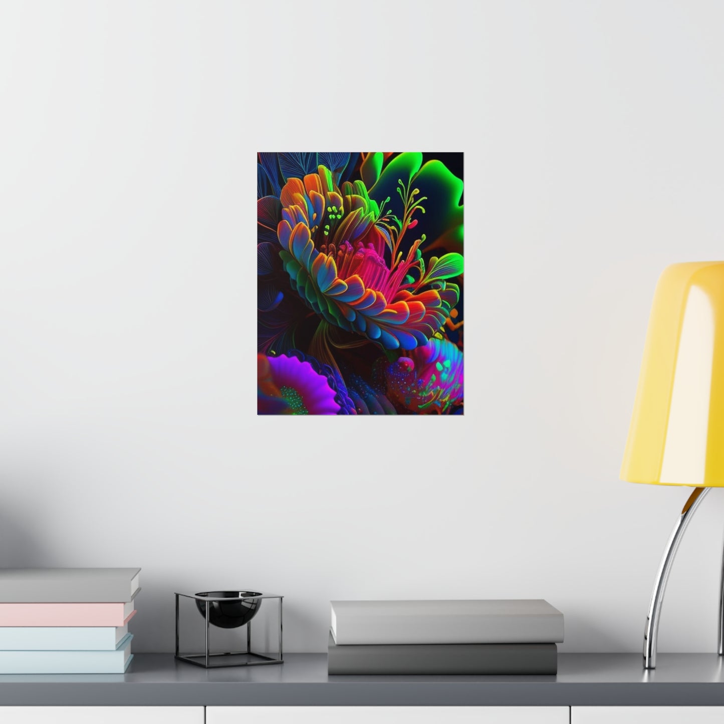 Premium Matte Vertical Posters Macro Florescent 2