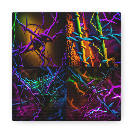 Canvas Gallery Wraps Macro Neon Barb