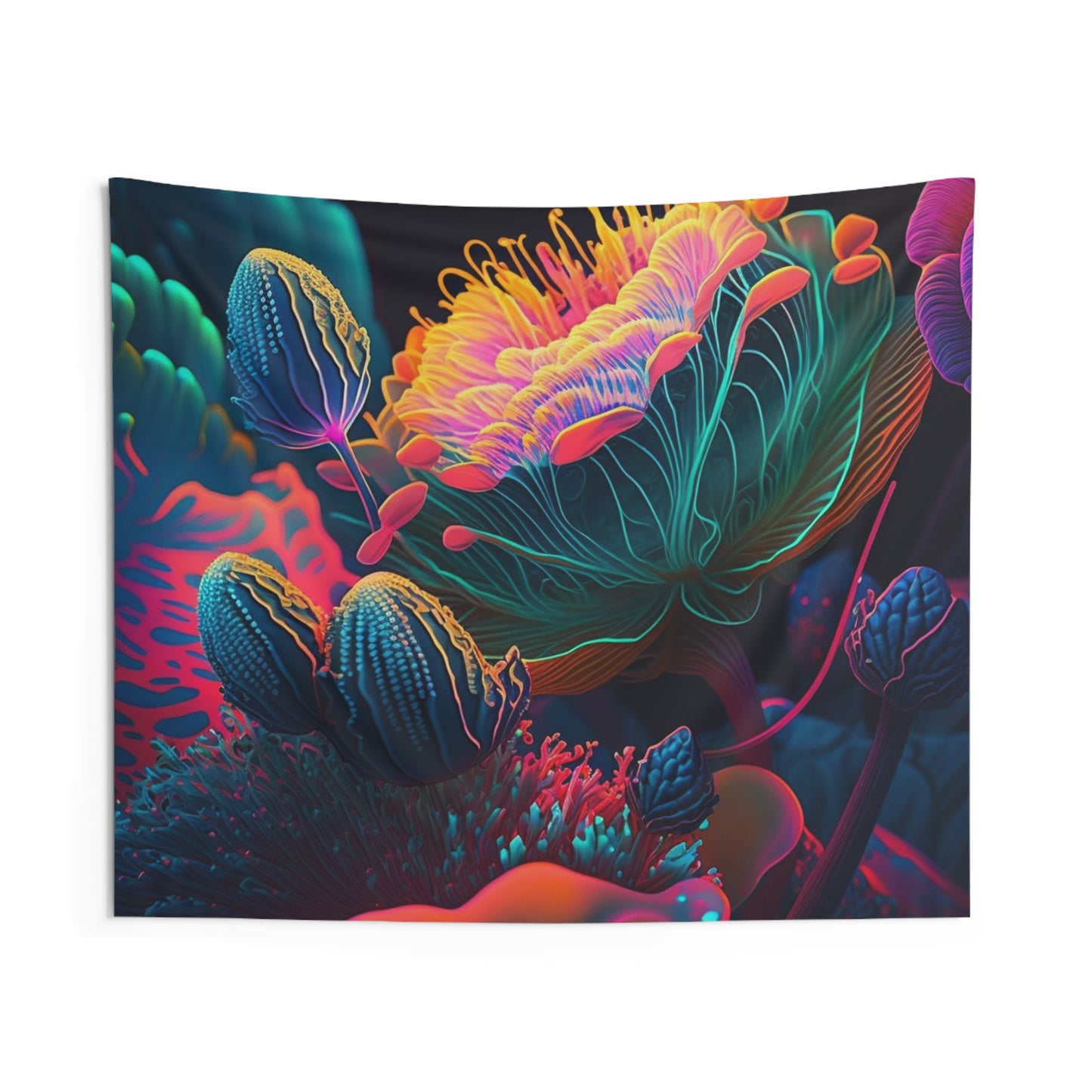 Indoor Wall Tapestries Macro Sea Life 1