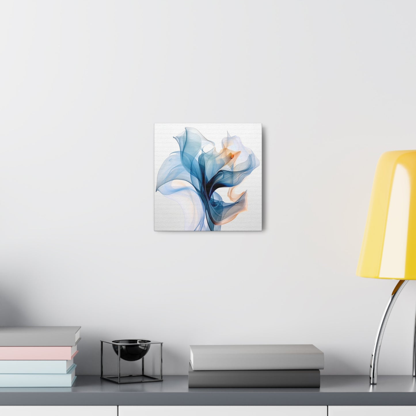 Canvas Gallery Wraps Blue Tluip Abstract 3