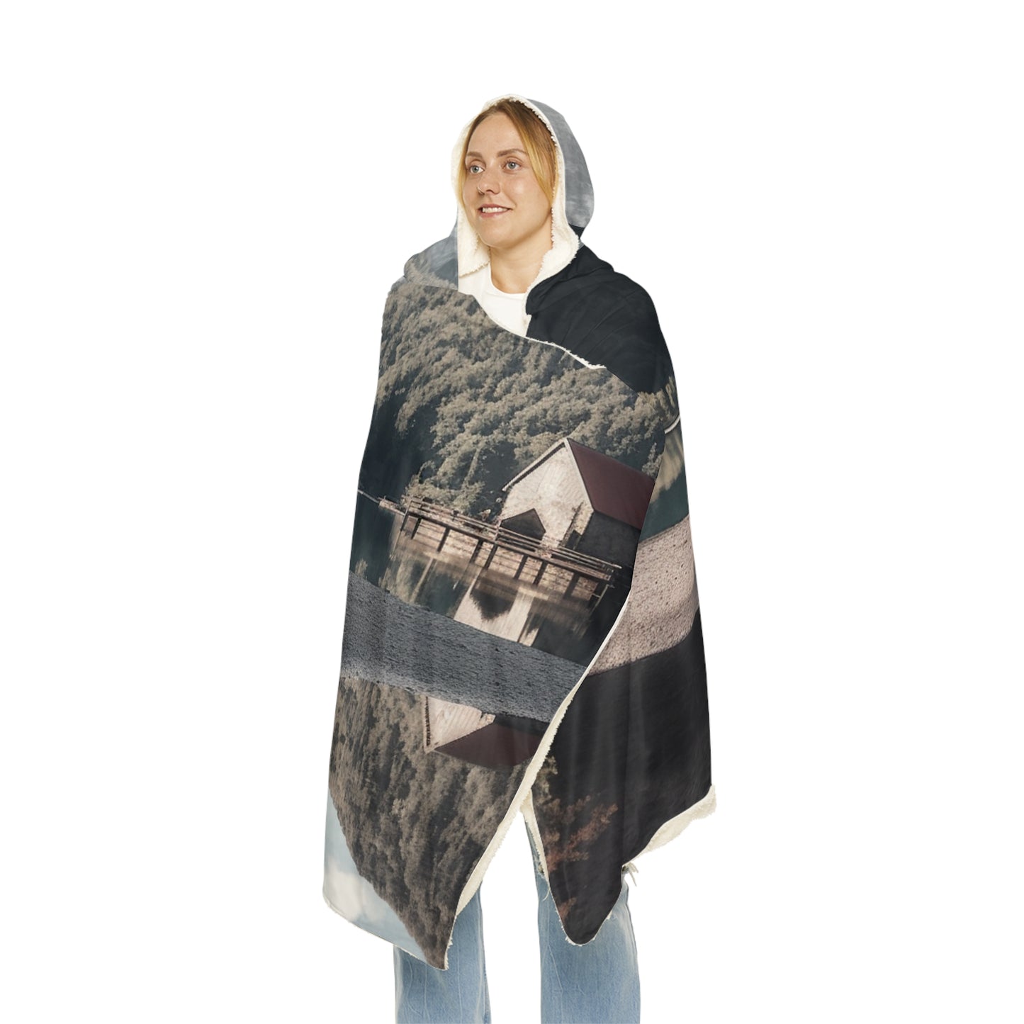 Snuggle Hooded Blanket Porsche Lake 4