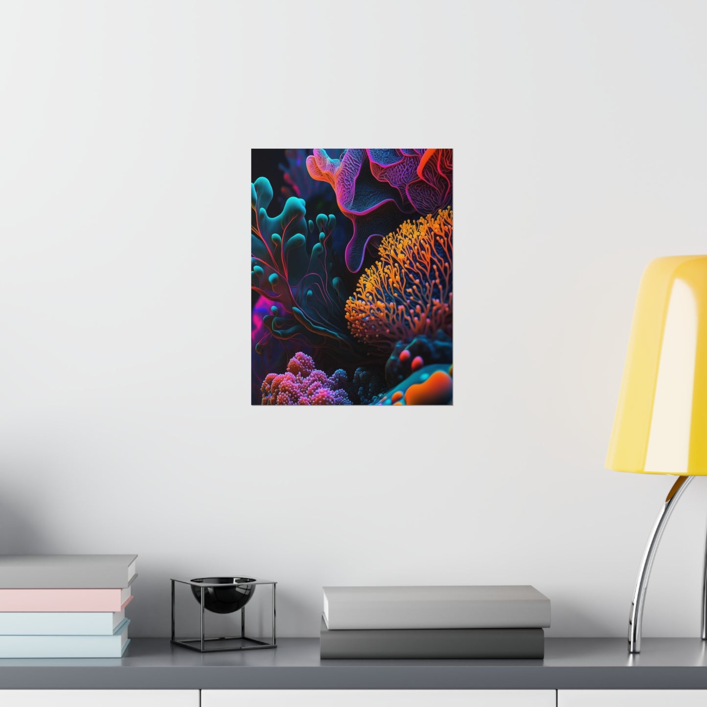 Premium Matte Vertical Posters Ocean Life Macro 2