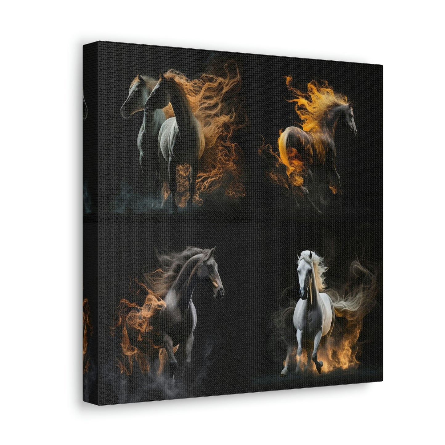 Canvas Gallery Wraps Fire Mane 4 Pack