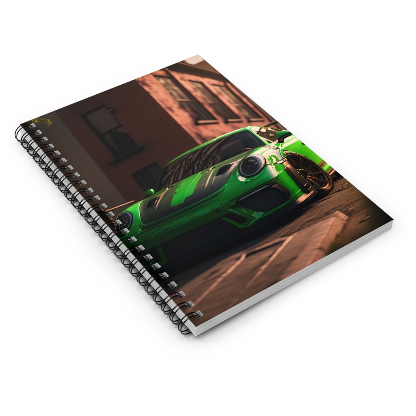 Spiral Notebook - Ruled Line porsche 911 gt3 4