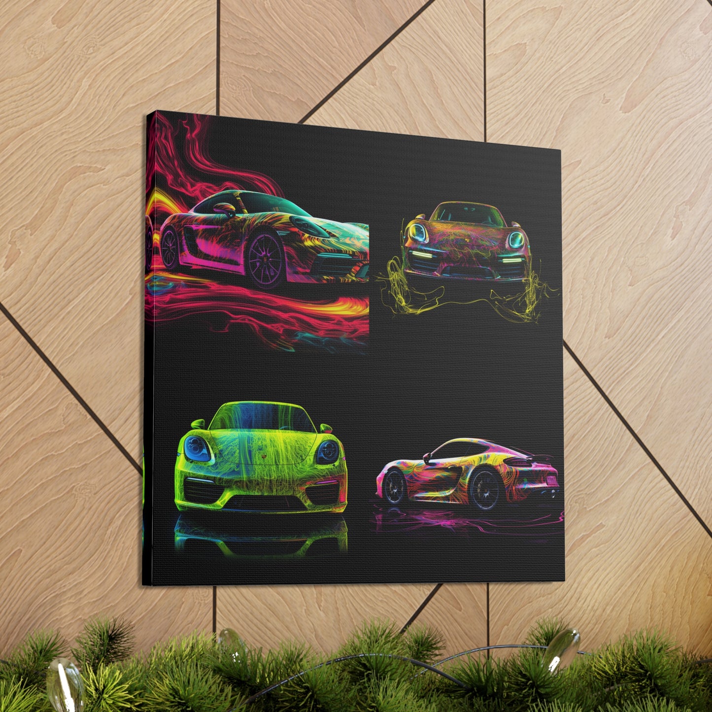 Canvas Gallery Wraps Porsche Flair 4 pack