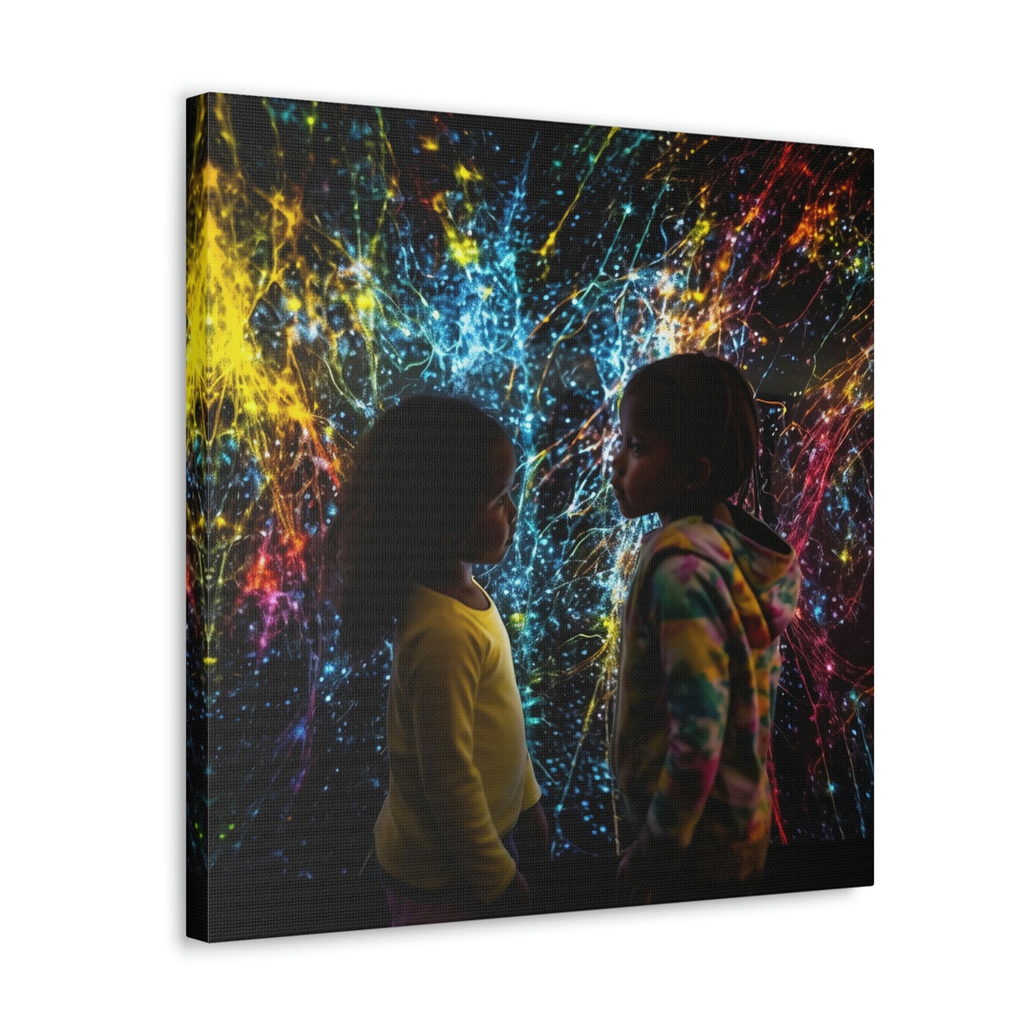 Canvas Gallery Wraps Kid Color Rain 2