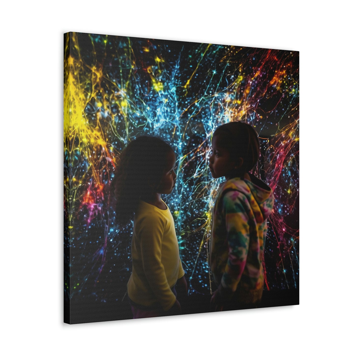 Canvas Gallery Wraps Kid Color Rain 2