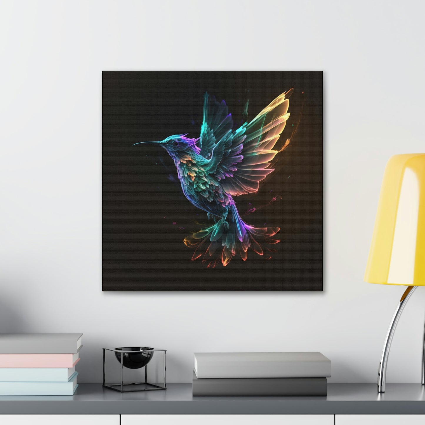 Hummingbird florescent glow