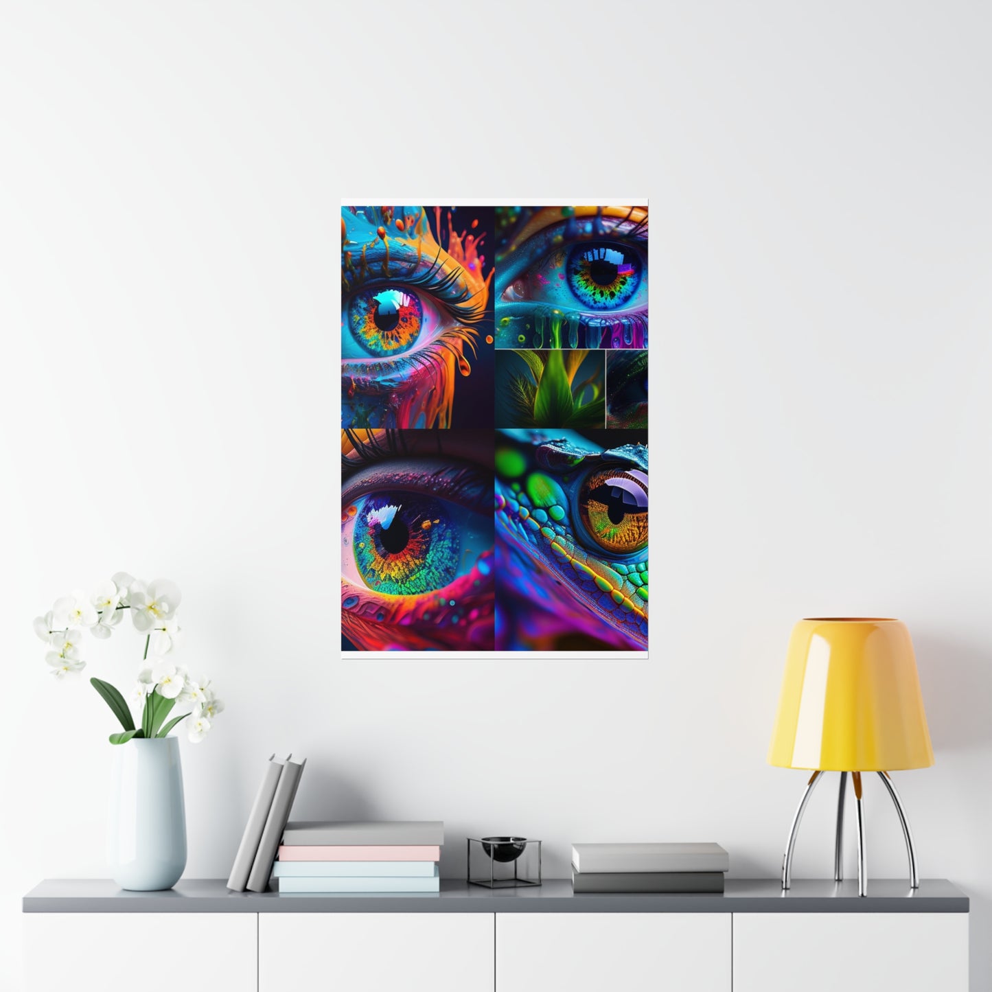 Premium Matte Vertical Posters Macro Eye Photo 5