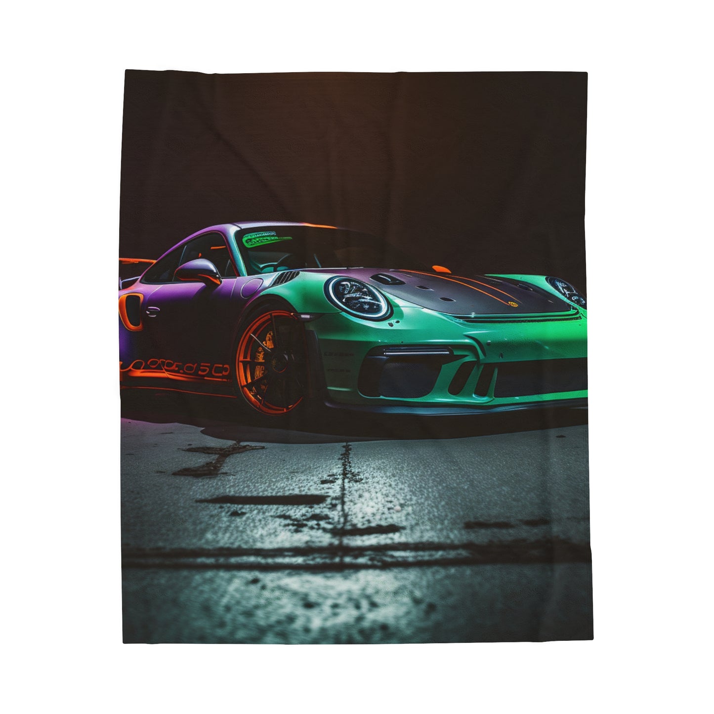 Velveteen Plush Blanket Porsche Color 4