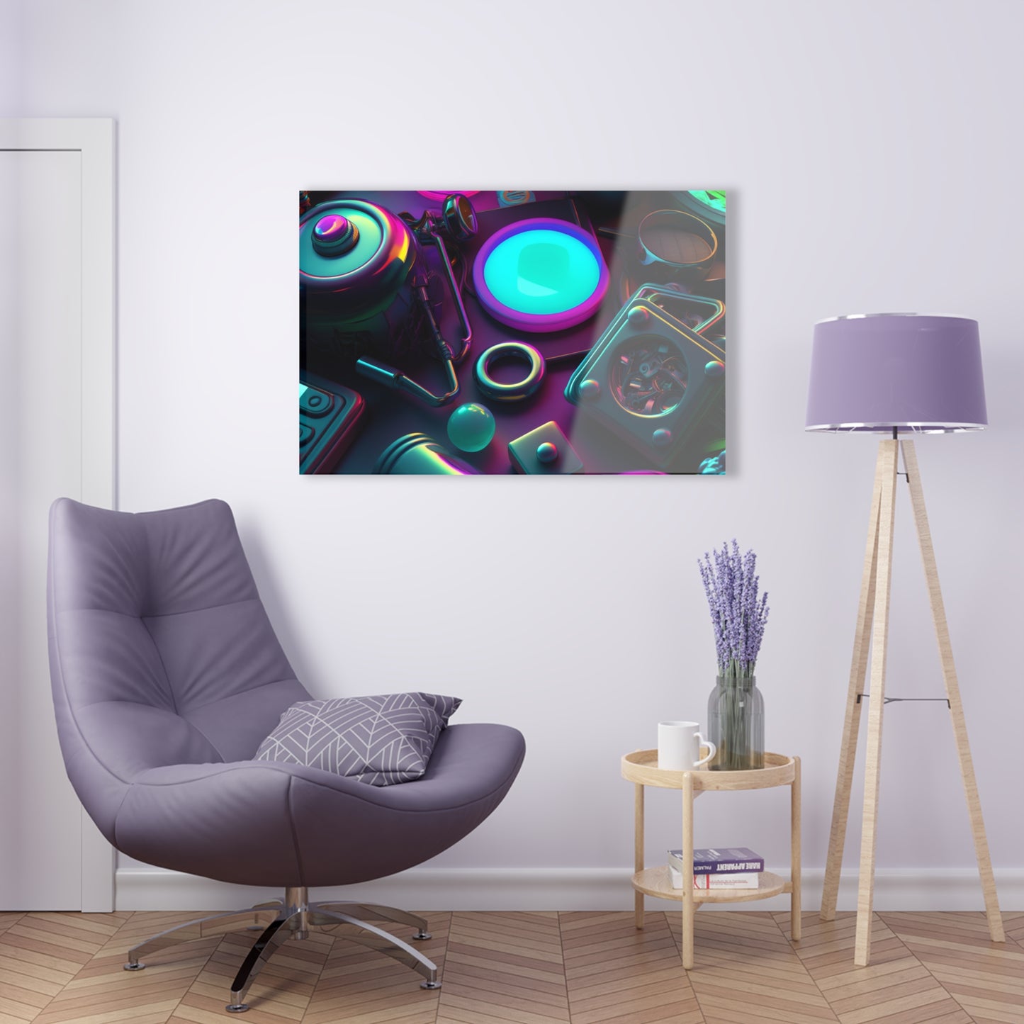 Acrylic Prints Neon Glow 4