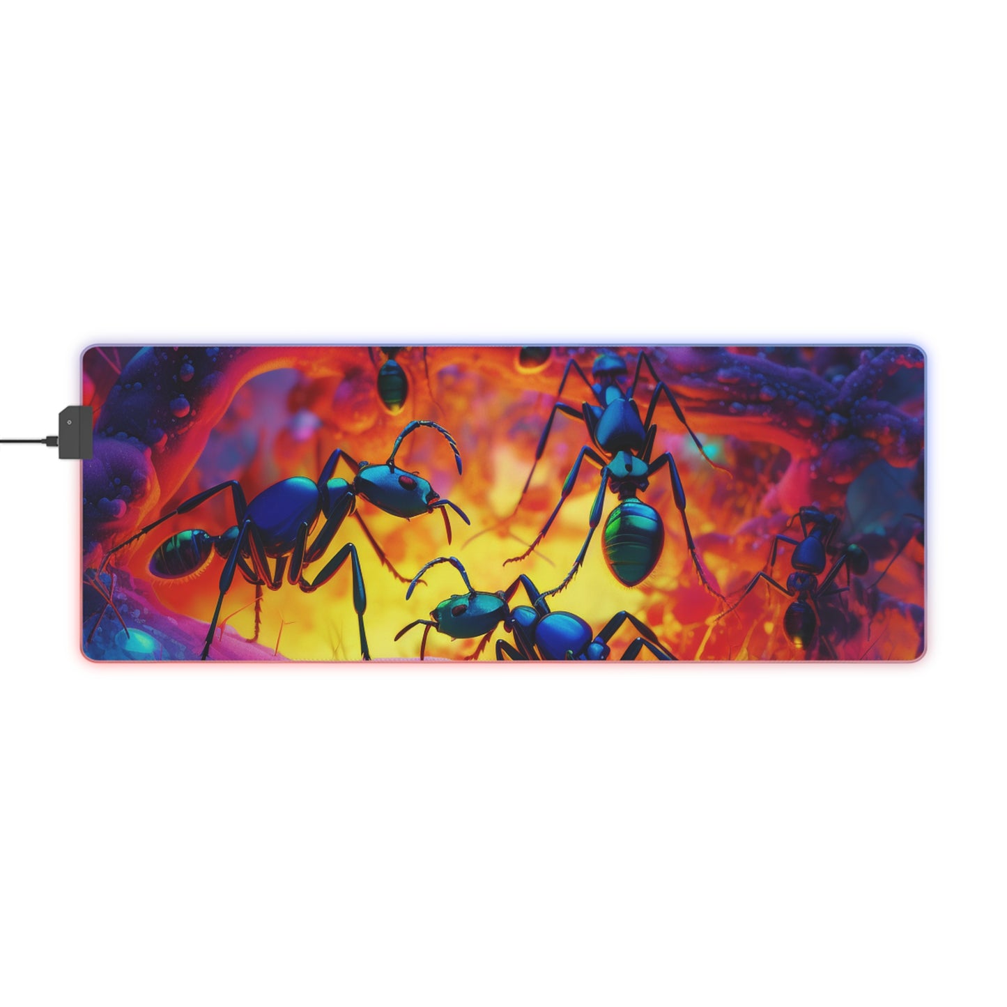 LED Gaming Mouse Pad Ants Home 3