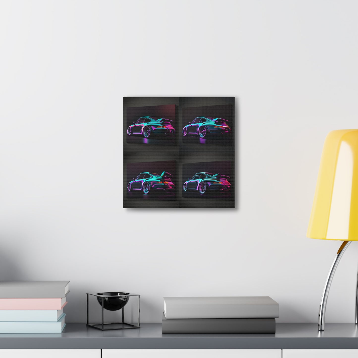 Canvas Gallery Wraps Porsche Purple 4 Pack