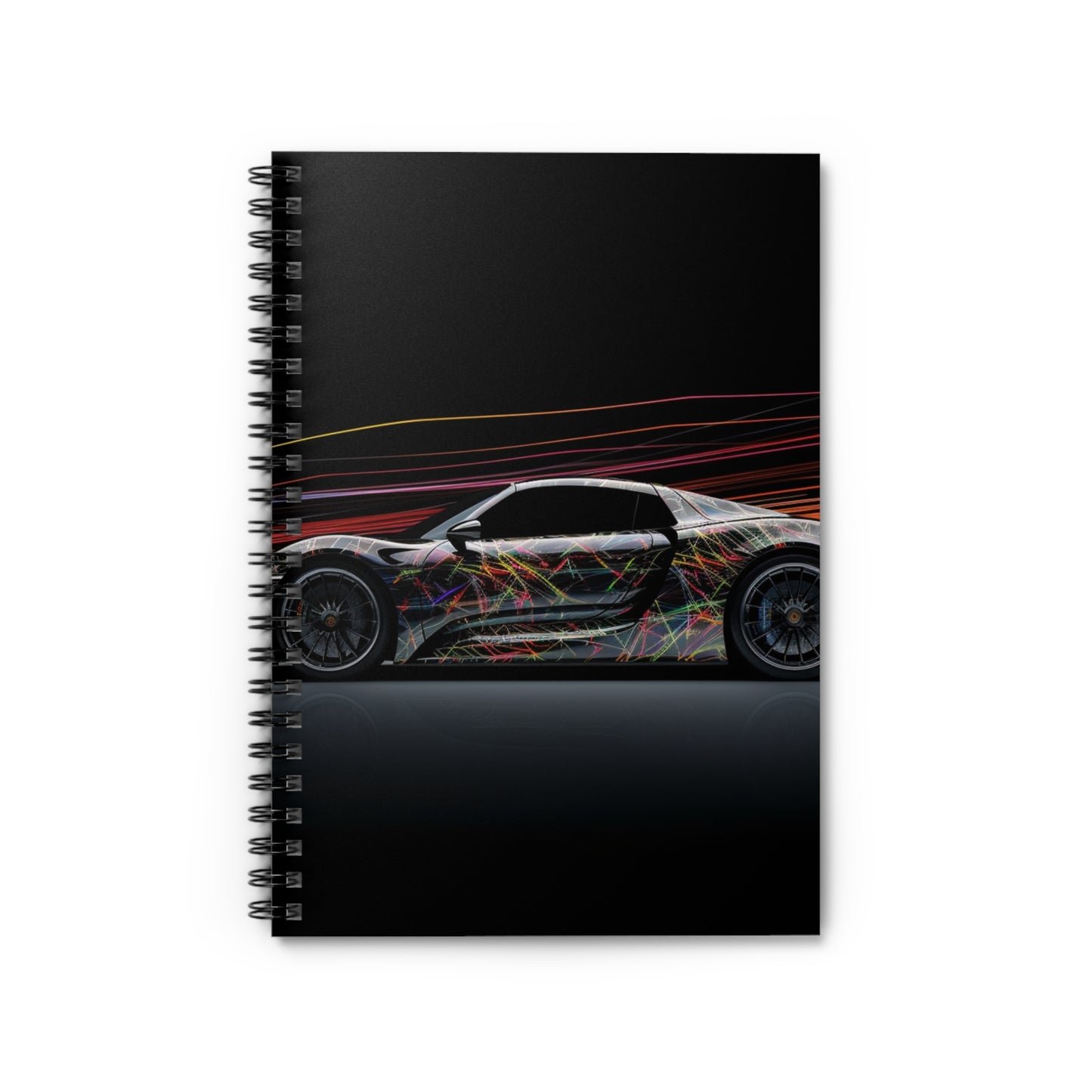 Spiral Notebook - Ruled Line Porsche Line 4