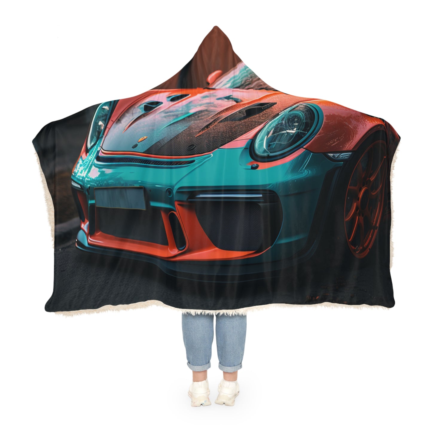 Snuggle Hooded Blanket porsche 911 gt3 3