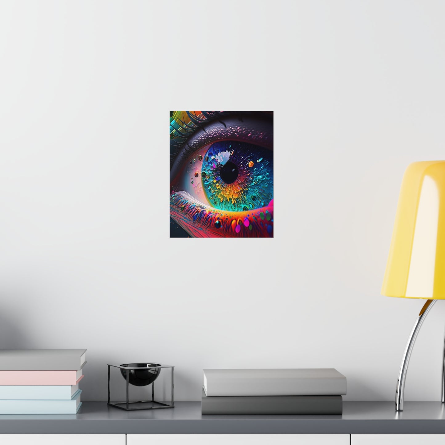 Premium Matte Vertical Posters Macro Eye Photo 3