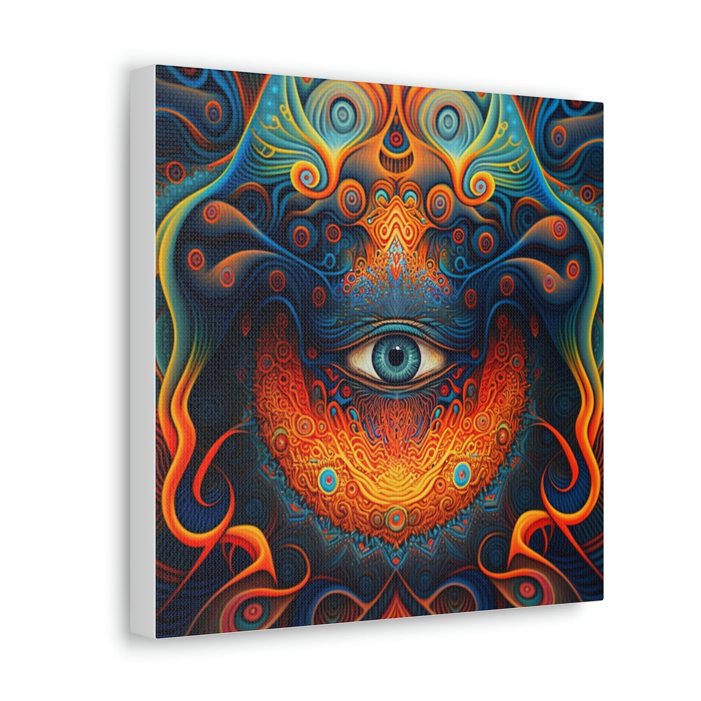 Abstract psychedelic trippy one eye