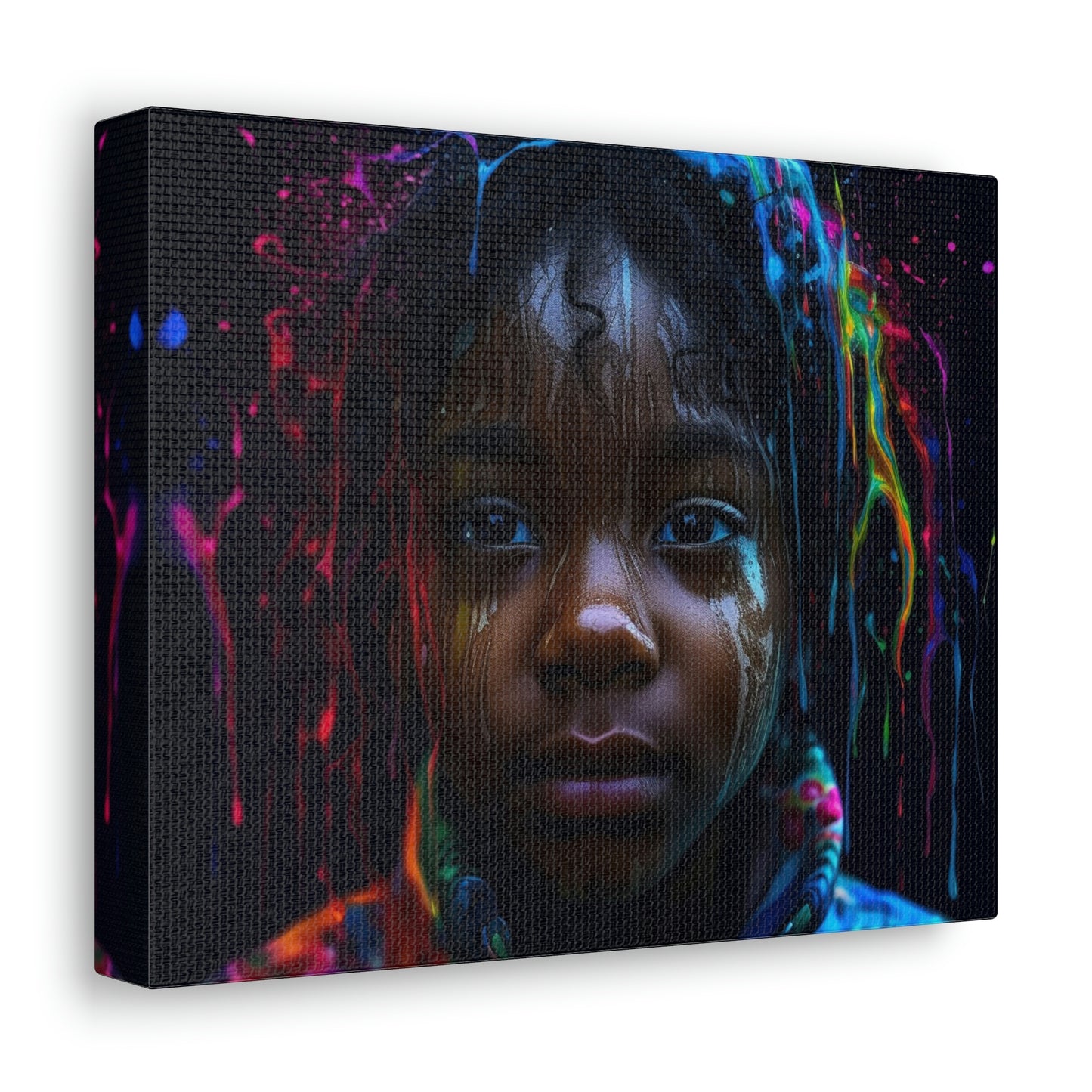 Canvas Gallery Wraps Kid Color Rain 4